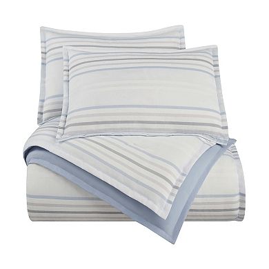 Vellux Bergen Soft Blue Comforter Set with Shams