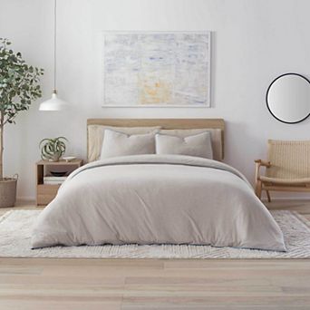 Vellux Snuggle Taupe Comforter Set with Shams