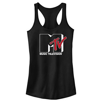 Juniors' MTV Simple Logo Racerback Tank Top