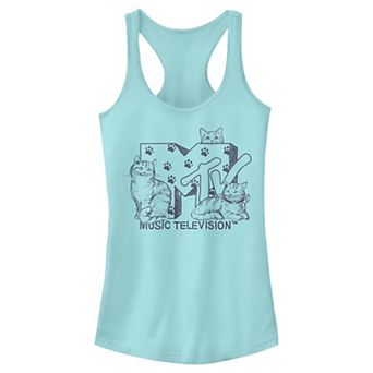Juniors' MTV Cats Logo Racerback Tank Top