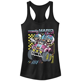 Juniors' Nintendo Mario Kart Ready To Cross The Line Racerback Tank Top