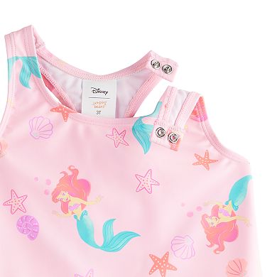 Disney's The Little Mermaid Ariel Baby & Toddler Girl Adaptive Peplum Tankini & Shorts Set by Jumping Beans®