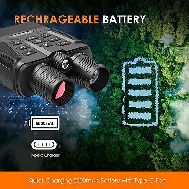 Rexing Binocular with Compass & Flashlight