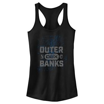 Juniors' Outer Banks New Logo Racerback Tank Top
