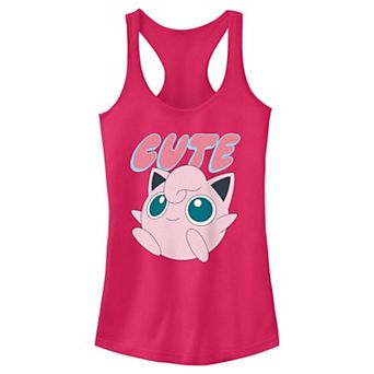 Juniors' Pokemon Jigglypuff Cute Racerback Tank Top