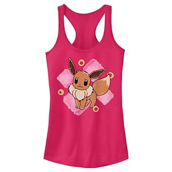 Juniors' Pokemon Eevee Draw Racerback Tank Top