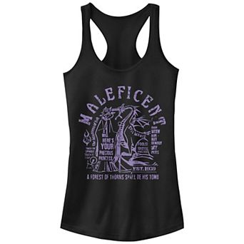 Disney Villain Maleficent Quotes Juniors' Racerback Tank Top