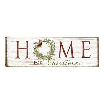 Home for Christmas Wall Art