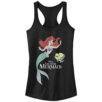 Disney's The Little Mermaid Aquatic Friends Juniors' Racerback Tank Top
