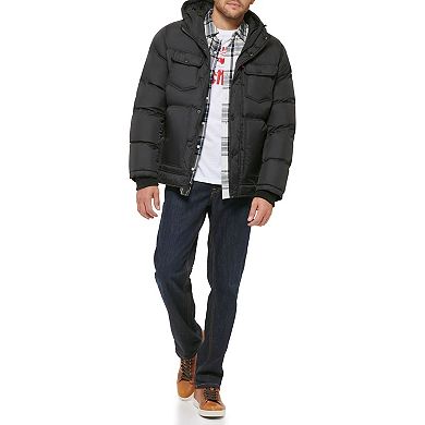 Big & Tall Levi's® Heavyweight Hooded Puffer Jacket
