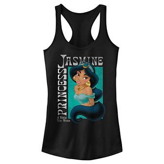 Disney's Aladdin Princess Jasmine Poster Juniors' Racerback Tank Top