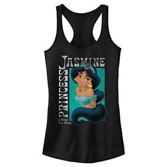 Disney's Aladdin Princess Jasmine Poster Juniors' Racerback Tank Top