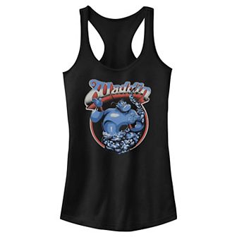 Disney's Aladdin Genie Appearing Juniors' Racerback Tank Top