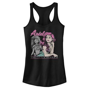 Disney's The Little Mermaid Ariel 90s Style Juniors' Racerback Tank Top