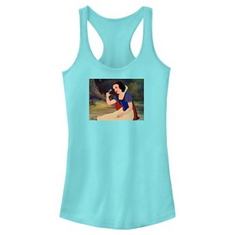 Disney's Snow White Singing With Little Bird Juniors' Racerback Tank Top
