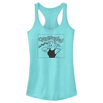 Disney's Cinderella Scream Calls Juniors' Racerback Tank Top
