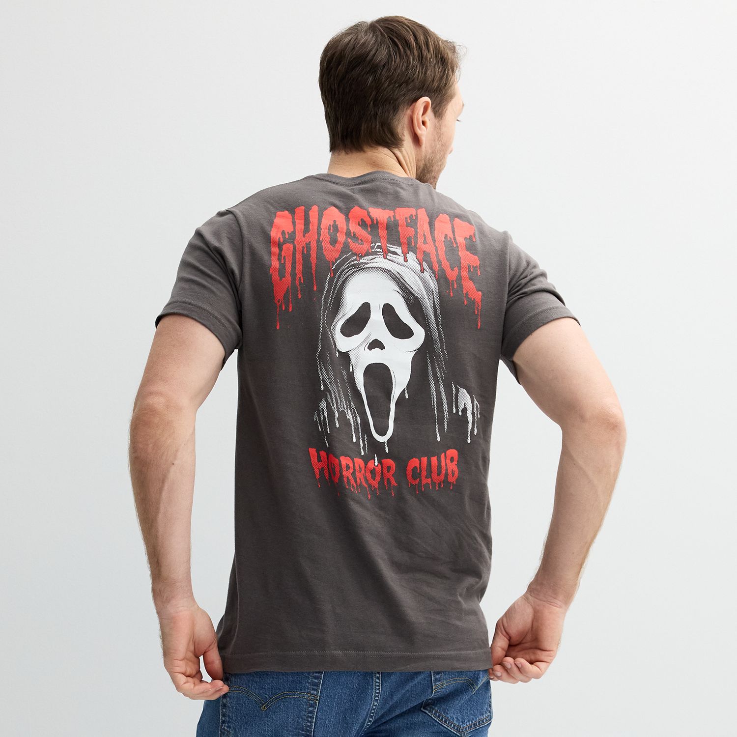 Мужская футболка Ghostface Horror Club Graphic