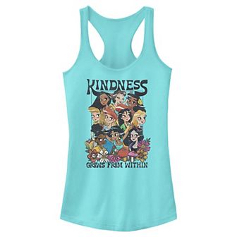Disney Princess Kindness Grows From Within Juniors' Racerback Tank Top