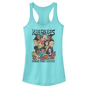 Disney Princess Kindness Grows From Within Juniors' Racerback Tank Top
