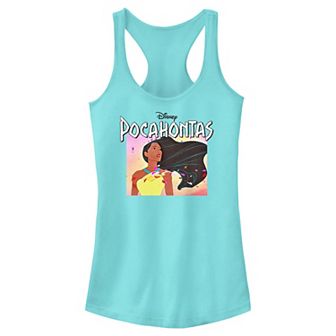 Disney's Pocahontas Colors Of The Wind Juniors' Racerback Tank Top