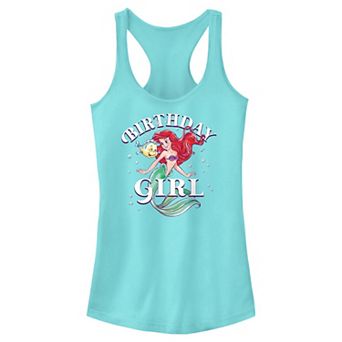 Disney's The Little Mermaid Birthday Girl Juniors' Racerback Tank Top