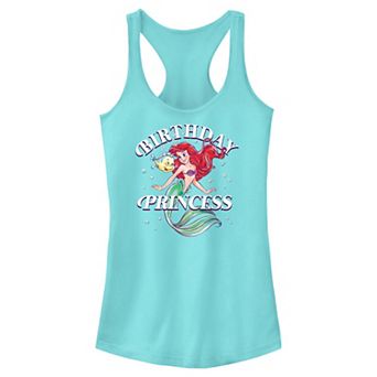 Disney's The Little Mermaid Birthday Princess Juniors' Racerback Tank Top