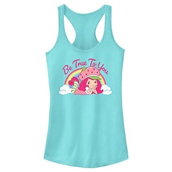 Juniors' Strawberry Shortcake Be True To You Racerback Tank Top