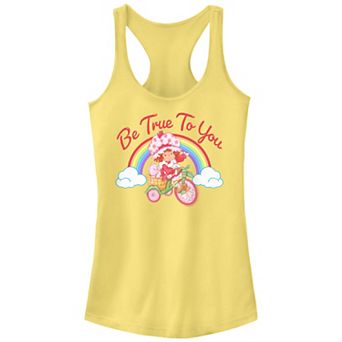 Juniors' Strawberry Shortcake Be True To You Racerback Tank Top