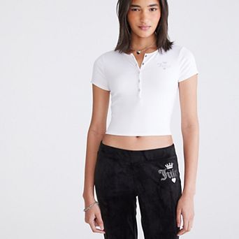 Juniors' Aeropostale Juicy Seamless Henley Shirt