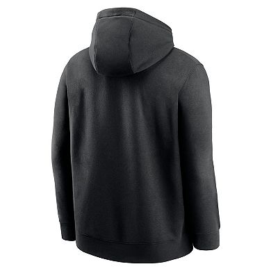 Men's Nike Black Texas Longhorns Primetime Evergreen Club Fleece Pullover Hoodie