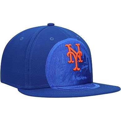 Men's New Era Royal New York Mets Shadow Logo 59FIFTY Fitted Hat
