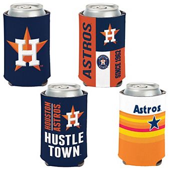 WinCraft Houston Astros 4-Pack 12oz. Can Cooler Set