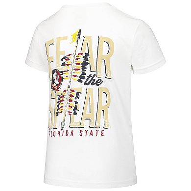 Youth White Florida State Seminoles Hyperlocal Comfort Colors T-Shirt