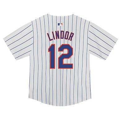 Toddler Nike Francisco Lindor White New York Mets Game Jersey
