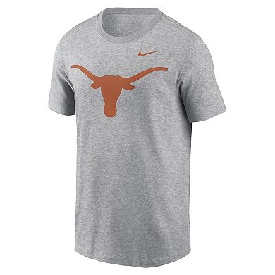 Men's Nike Heather Gray Texas Longhorns Primetime Evergreen Logo T-Shirt