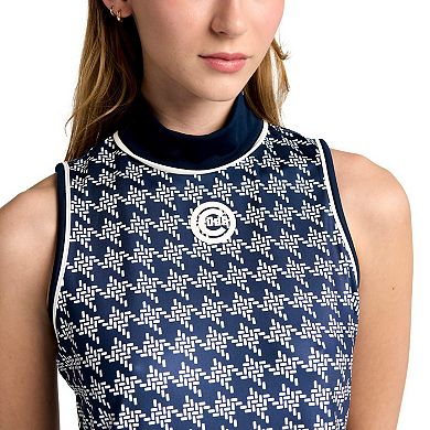 Women's Lusso Navy Chicago Cubs Cameron Dress