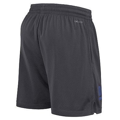 Men's Nike Anthracite Duke Blue Devils 2024 Sideline Mesh Shorts