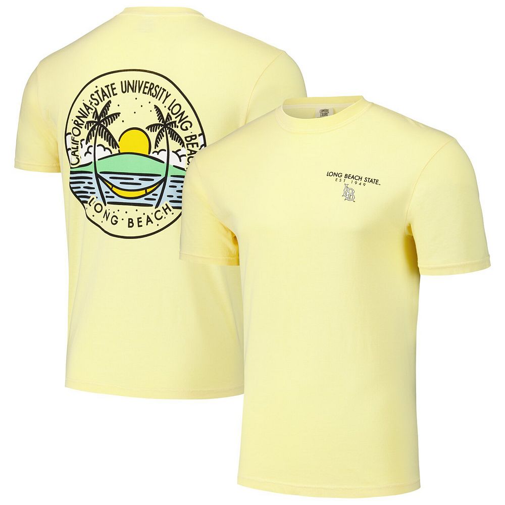 売れ筋商品|||イメージワン カットソー トップス レディース Men's and Women's Gold Cal State Long Beach The Beach Scenic Comfort Colors T-Shirt Gold 7151139?wid=1000&hei=1000&