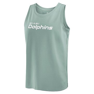 Men's Fanatics Mint Miami Dolphins Elements Tank Top