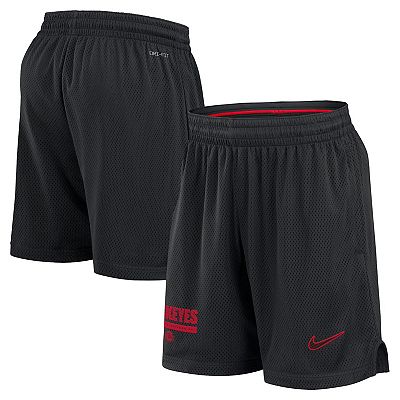 Men s Nike Black Ohio State Buckeyes 2024 Sideline Mesh Shorts