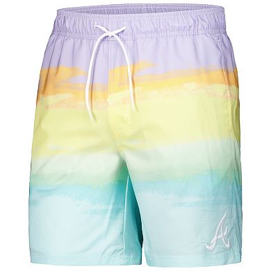 Men's G-III Sports by Carl Banks Atlanta Braves Perfect Game Volley Board Shorts