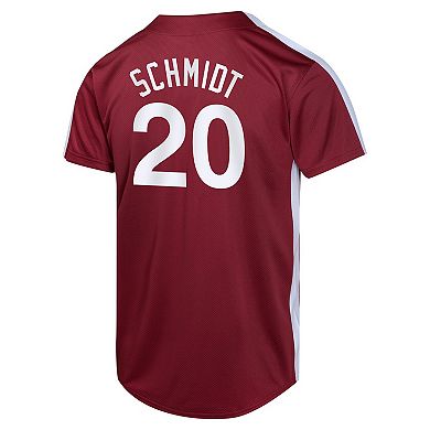 Youth Nike Mike Schmidt Burgundy Philadelphia Phillies Cooperstown Collection Limited Player Jersey