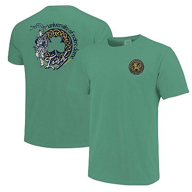 Unisex Green Notre Dame Fighting Irish Hyper Local Celtic Knot Bagpipes T-Shirt