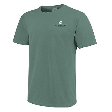 Unisex Green Michigan State Spartans Scenic Comfort Colors T-Shirt