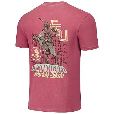 Unisex Garnet Florida State Seminoles Hyper Local Unconquered Statue T-Shirt