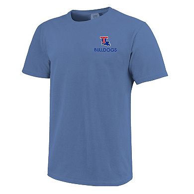 Unisex Royal Louisiana Tech Bulldogs Scenic Comfort Colors T-Shirt