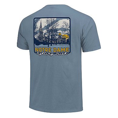 Unisex Light Blue Notre Dame Fighting Irish Hyper Local Campus River T-Shirt