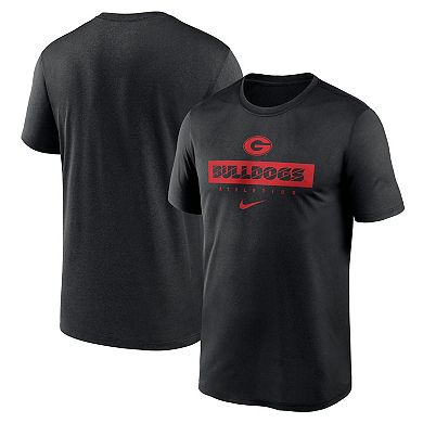 Men's Nike Black Georgia Bulldogs 2024 Sideline Legend Performance T-Shirt