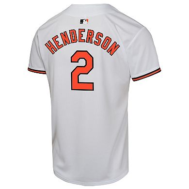 Youth Nike Gunnar Henderson White Baltimore Orioles Home Game Player Jersey