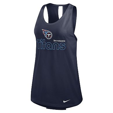 Women's Nike Navy Tennessee Titans Performance Tank Top
